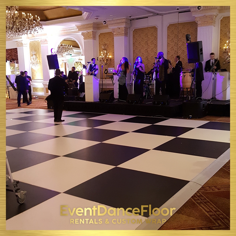 Can I rent a dance floor separately for an event at the Crystal Ballroom, even if I'm not using the entire venue?