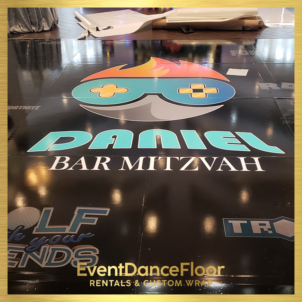 Can the colors on a multicolor LED dance floor be customized?